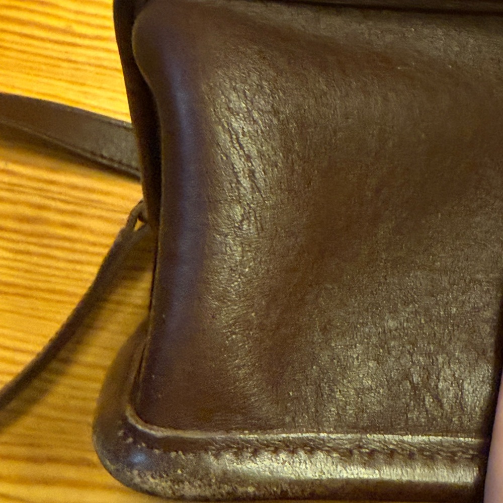 Vintage Mahogany Coach Willis Bag 9/10 - Made in Hungary - Picture 16 of 16